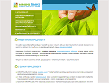 Tablet Screenshot of agrospol.sk
